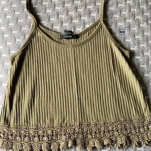 Forever 21, Small, Olive Green Top Good Condition.